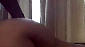 Fucking Hot Girl's Big Ass on Sofa!