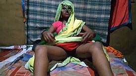 Bhabhi enjoys orgasm from bent over doggystyle sex with dirty talk