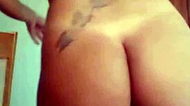 Agatha carioca strips on webcam while her husband is at work.