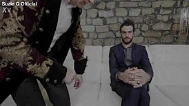 Brunette experiences first time with monster cock.