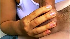 yo, juan's hijastrastra caught him jerking off and gave a wild blowjob!