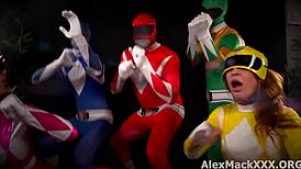 Are the Whorphin Rangers Ready for Gangbang?