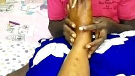 She punished me to worship her feet and smoke between her toes