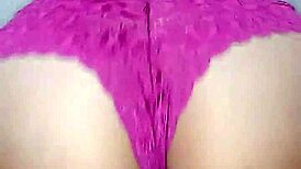 Riding Hard on Black Cock Until Cum Spills in Teaser