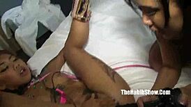 kimberlychi and loni legend, you nasty lesbo freaks in the hood?