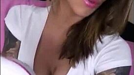 What does teen Karma Rx do with that big cock at home?