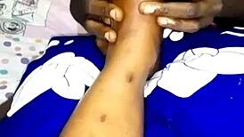 She punished me to worship her feet and smoke between her toes