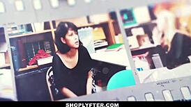 Teen Thief Karlee Grey Strips and Fucks to Dodge Jail