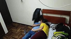 Taking Advantage of My Wife's Friend While She Naps Nearby