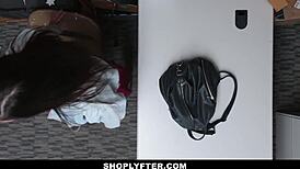 Teen Thief Karlee Grey Strips and Fucks to Dodge Jail