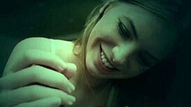 Sucking teen 18+ gets sperm in handjob cumshot pov with monster cock