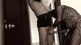 I’m obsessed with whipping and gay bondage while jerking off this tranny’s monster cock.