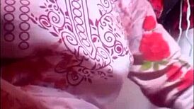 Bhabi couldn’t hold it and peed right in front of brother-in-law in the toilet. It was urgent!