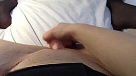 Playing With Huge Dildo Inserting Deep