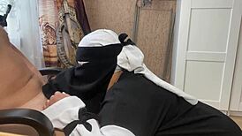 aziza dropped her phone call to ride a naked cock and get creamed