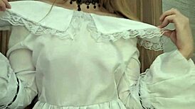 yo, check this doll in a sexy dress and stockings, so hot! 🔥