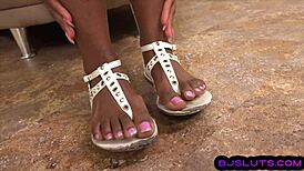 wow, bigtit black beauty blowing her boyfriend's cock!