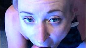 Watch this amateur girlfriend take huge cum shots!