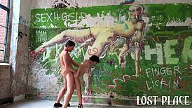 wanna see deep blowjob in rain at abandoned spot?