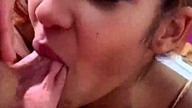 Venezuelan goddess with big ass sucking my monster cock in pov blowjob