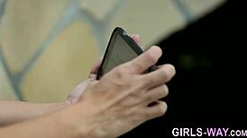 Les cuties LICK and FINGER in high definition lesbian action.