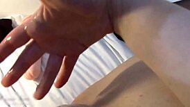 Playing With Huge Dildo Inserting Deep