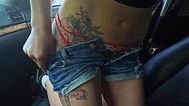 Street prostitute Maria Kalos gets sucked in the car