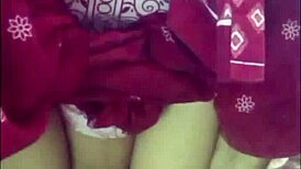 Bhabi couldn’t hold it and peed right in front of brother-in-law in the toilet. It was urgent!