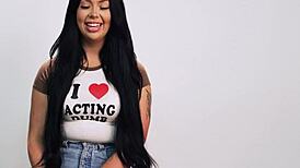 how holly day experiences intense orgasms with her big ass and small tits