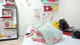 Great ass teased with anal toy, contrasting pleasure.