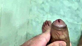 Young Twink Enjoys Shower Time