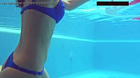 Wow, Lina Mercury looks so hot naked underwater as a teen! 🥵