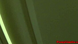 BDSM session intensified between an ebony woman and male dominance