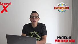 A reporter with foot fetish fucks blonde model on mundoxxx com