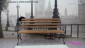 Ariella shows off her naked flexible body.