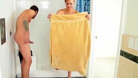 Chum's Sister Sneaks into Bathroom for a STEAMY SHOWER SEX Scene