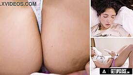 Wow, check out petite Jane Wilde’s intense eye-rolling orgasm with a Hitachi up close!