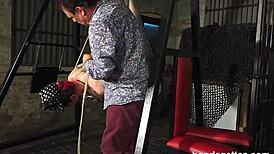 Chubby bunny feels deep surrender