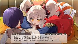 this anime hentai features melody's phoenix girl atel in part 1