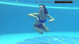 Wow, Lina Mercury looks so hot naked underwater as a teen! 🥵