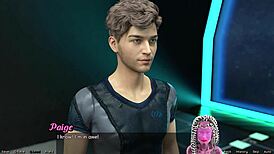 so, stranded in space 56, this cute teen takes control. one step, big femdom moves!