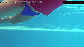 Wow, Lina Mercury looks so hot naked underwater as a teen! 🥵