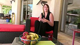 Davina and candies first ffm trio anal lesbian experience.