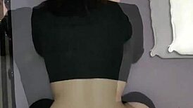 My girlfriend has a tight vagina despite her big ass