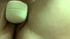 Blindfolded mature wife in amateur scene