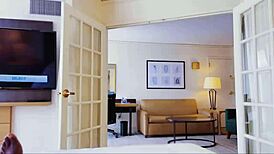 I sucked and fucked the neighbor's big black cock like a MILF next door