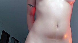 Latina Milf with Big Ass Licks and Masturbates Intensely