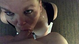 jenna jaymes casually blows the monster cock and takes a facial