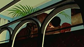 red headed cheerleader bangs big black cocks in group gangbang