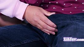 Tiny asian teen stretches petite pussy on cock, adorable elle voneva spinning wildly